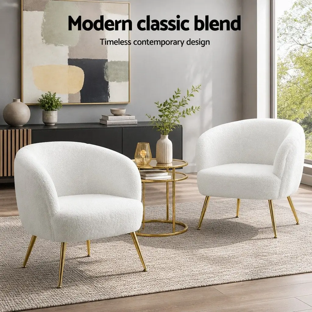Sherpa Lounge Chair with Winged Backrest
