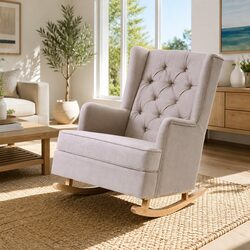 Convertible Beige Rocking Armchair Specifications