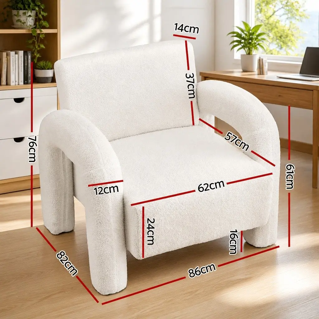 Boucle Accent Armchair