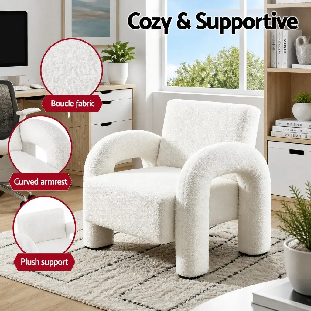 Boucle Accent Armchair