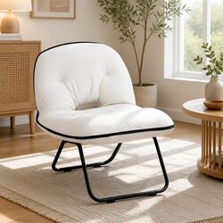Detailed Specifications of the Foldable Armchair, White