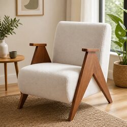 Specifications of Accent Chair with Chenille Fabric
