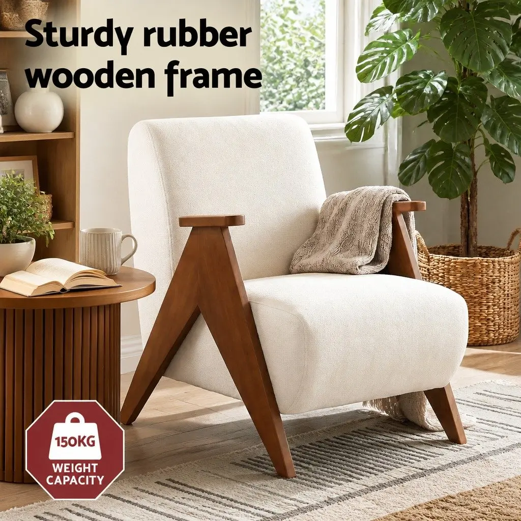 Accent Chair with Chenille Fabric