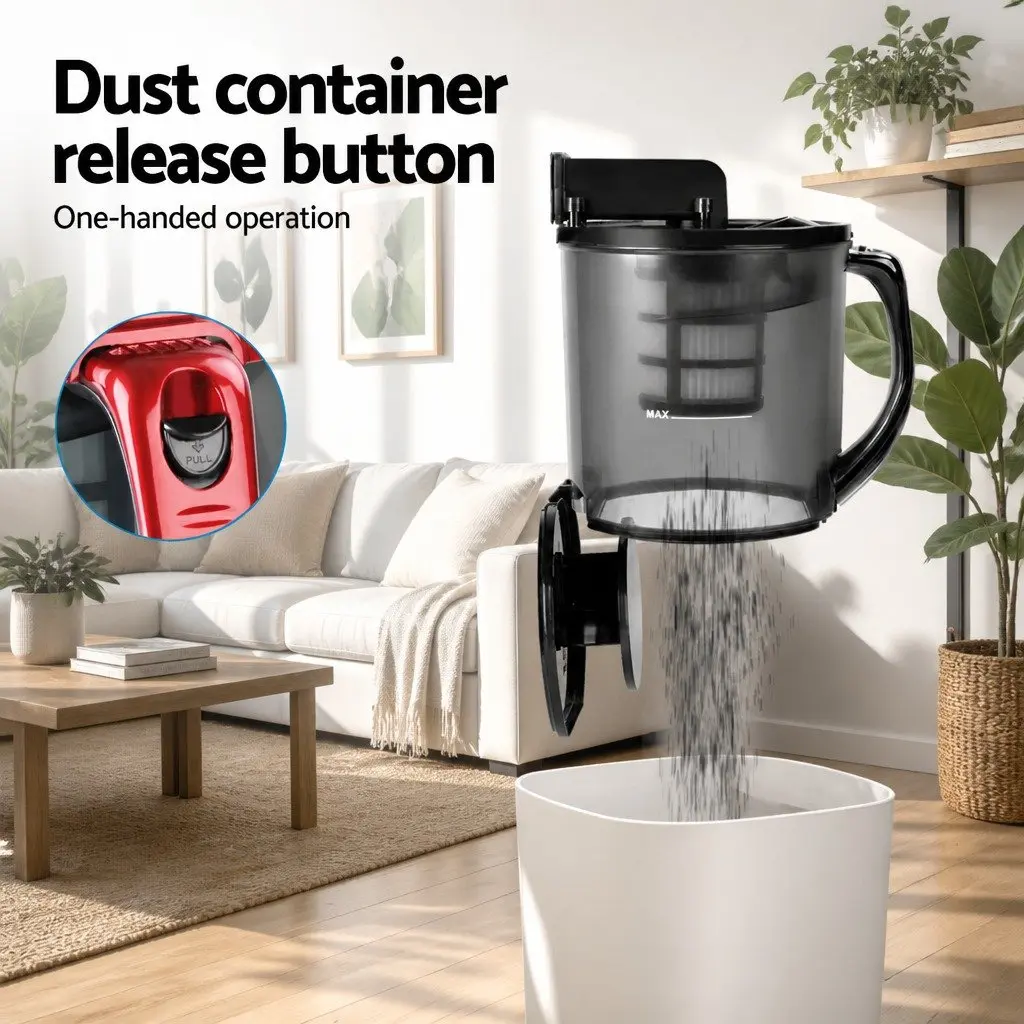 2200W Red Bagless Vacuum Cleaner
