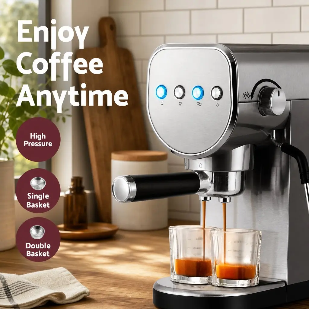 Cordless Vacuum Mop and Espresso Machine Combo
