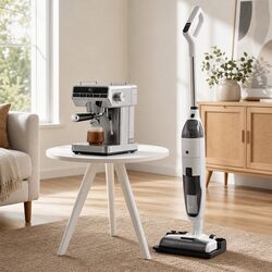 Cordless Wet Dry Vacuum Mop & Espresso Coffee Machine Specs