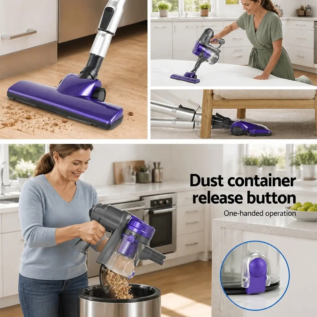 Corded Stick Vacuum Cleaner with 0.5L Capacity