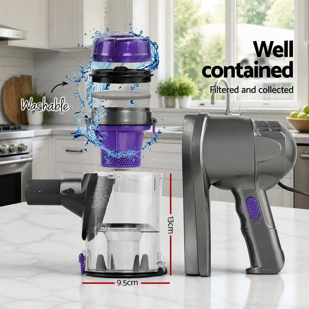 Corded Stick Vacuum Cleaner with 0.5L Capacity