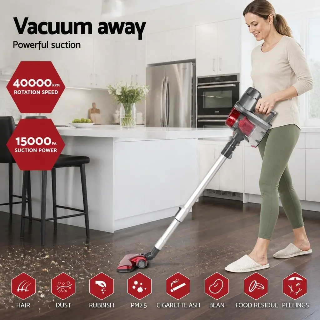 Stick Vacuum Cleaner Corded Handheld Lightweight 450W Convertible for Home Cleaning