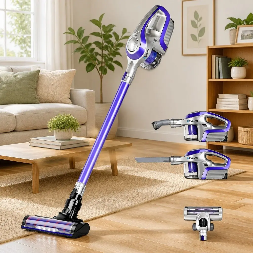 Cordless Stick Vacuum with LED Light