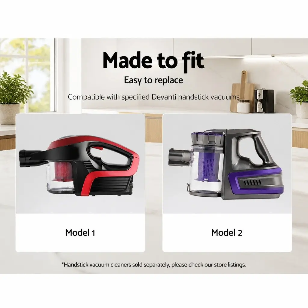 Motorised Roller Cleaner Head Attachment for Stick Vacuum Cleaners Black