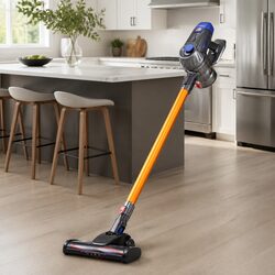 150W Cordless Stick Vacuum with 160° Head and HEPA Filter