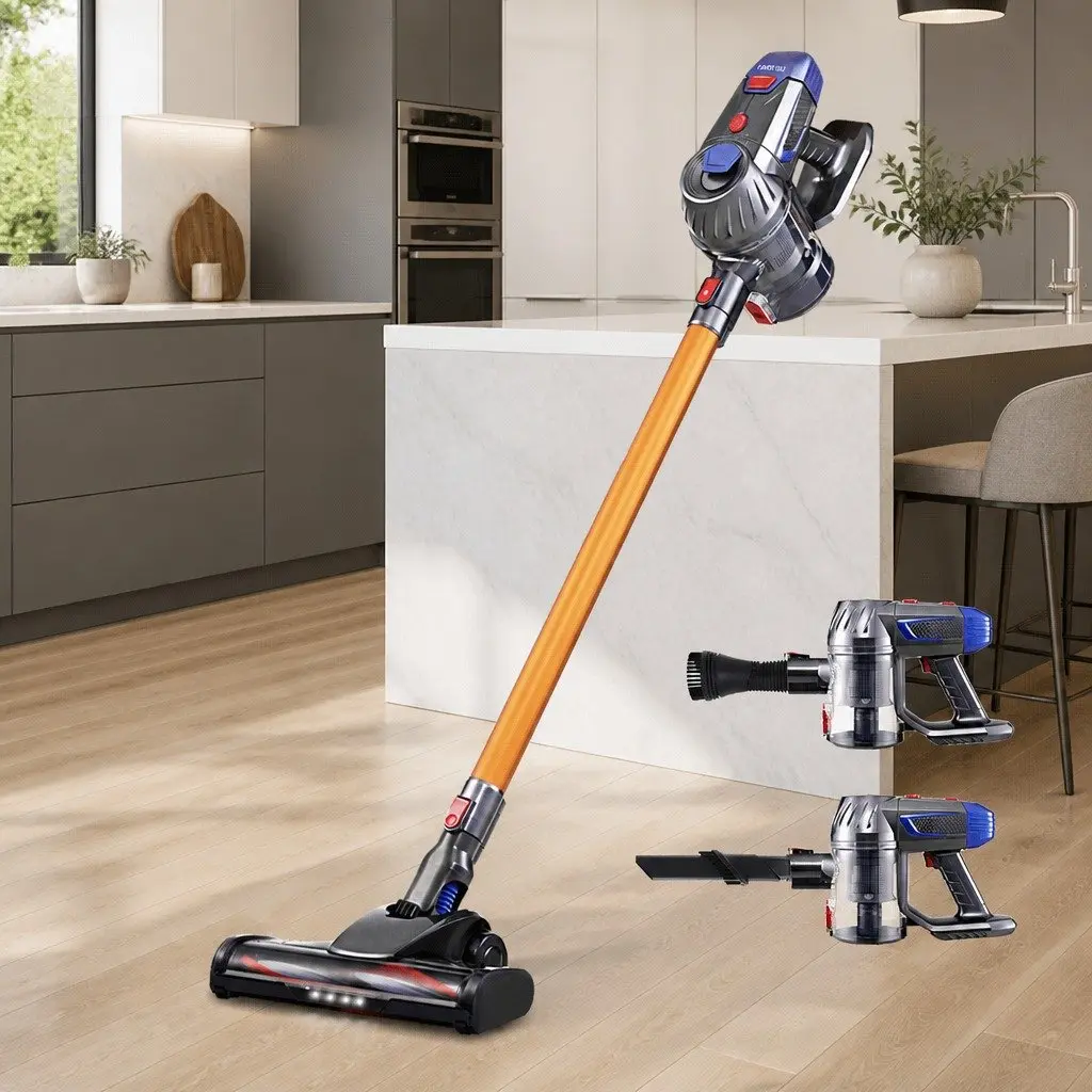 Cordless Stick Vacuum Cleaner Handheld Lightweight 150W for Spot Cleaning and Hard-to-Reach Spaces