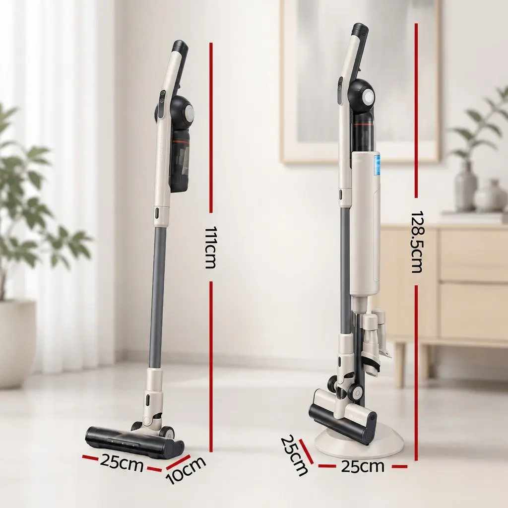 Cordless Vacuum Cleaner Auto-Empty Dust Station for Home 18kPa Suction