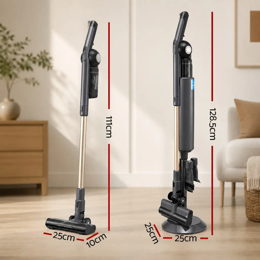Cordless Stick Vacuum Cleaner for Home 40 Minutes Runtime with Auto-Empty Dust Station and LED Motorized Brush Head