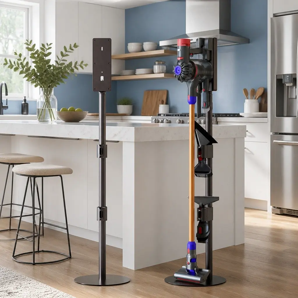 Vacuum Cleaner Stand for Dyson V6 V7 V8 V10 V11 Storage Grey 124cm