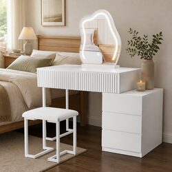 Dressing Table Dimensions: 80cm L x 40cm W x 131cm H