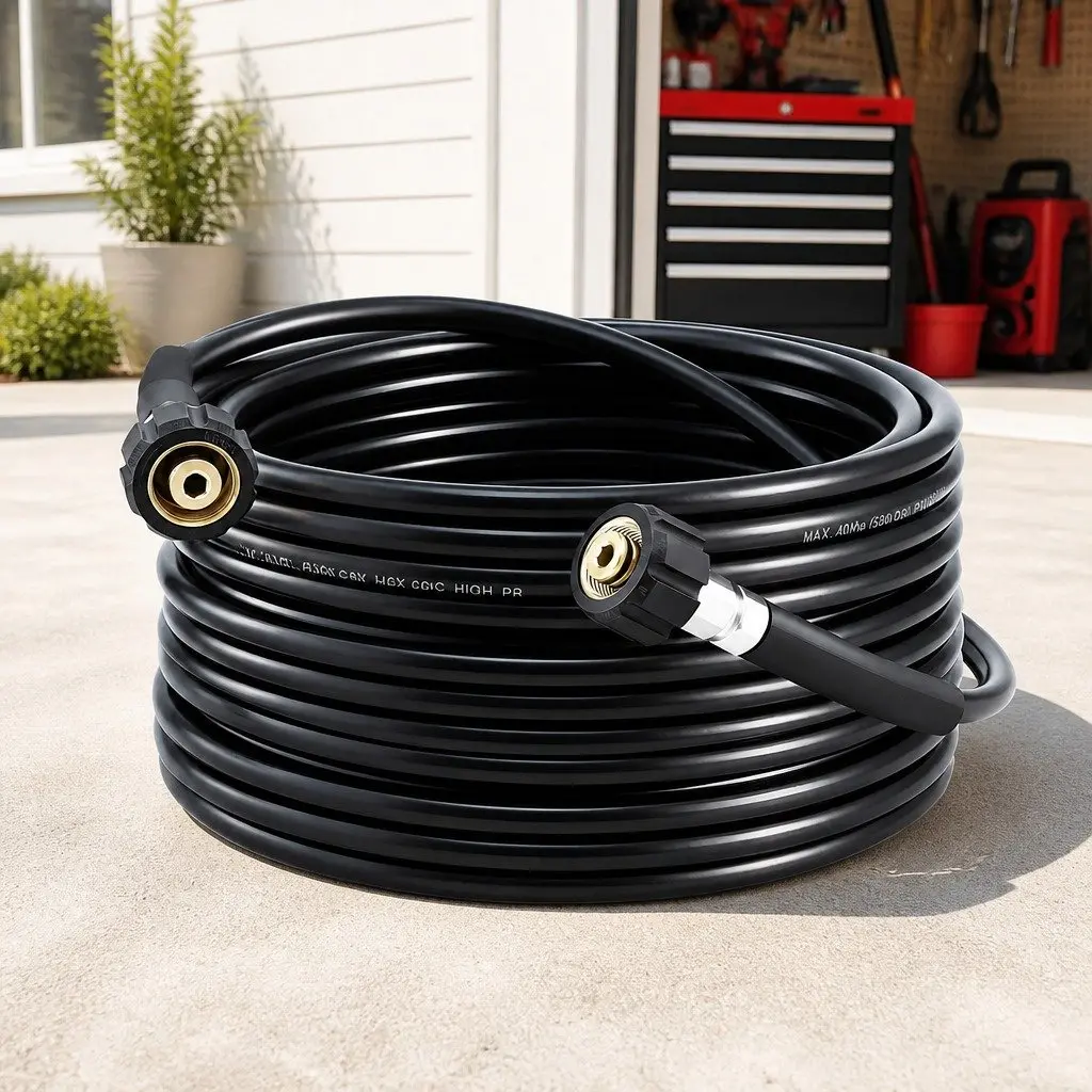 Pressure Washer Sewer Jetting Hose Kit 30M for Drain Cleaning 5800PSI