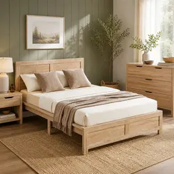King Single Bed Frame Specifications - Wooden Base