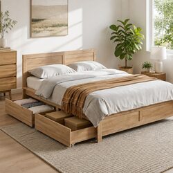 Specifications of Queen Size Bed Frame with Storage