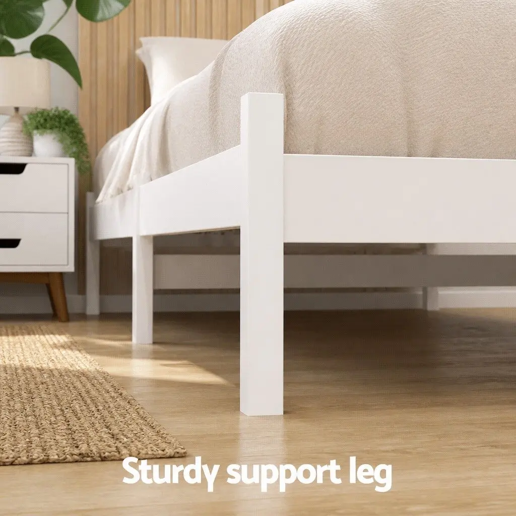 King Single Bed Frame with Drawers