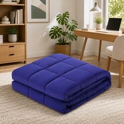 Weighted Blanket 11KG Adults Kids Heavy Gravity Sleep Relax Calm Navy Blue
