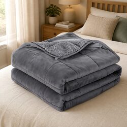 Specifications of 4.5kg Grey Weighted Blanket with Dual-Sided Fabric
