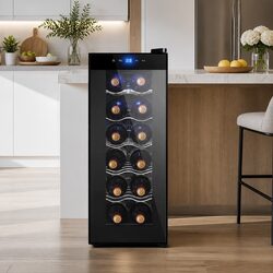Thermoelectric Wine Cooler for 12 Bottles - Specs Included