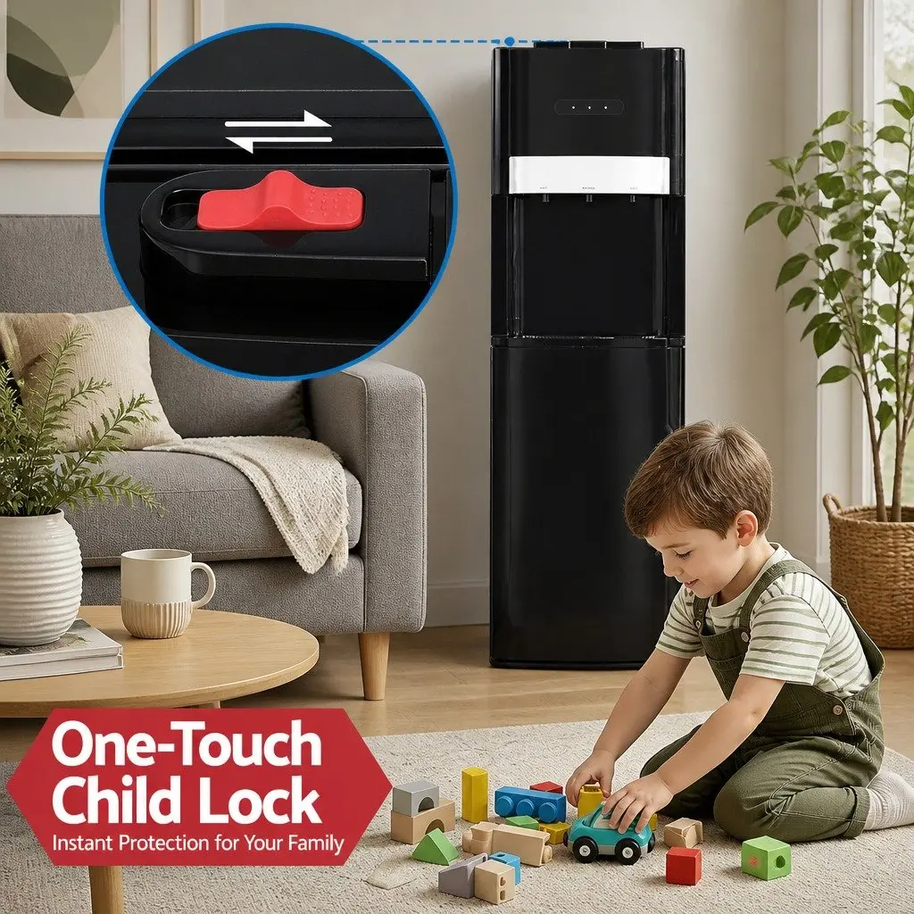 Bottom Loading 3 Tap Water Cooler