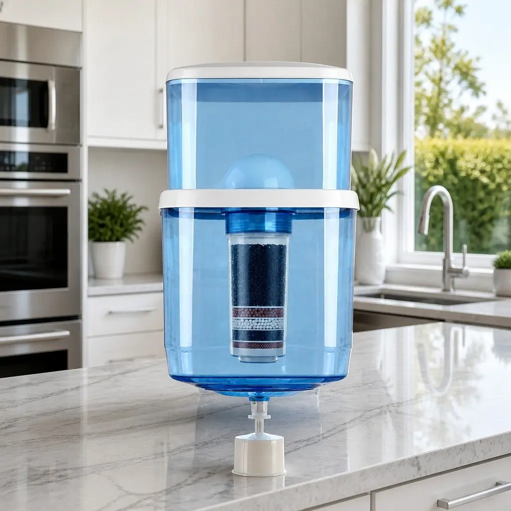 Water Cooler Dispenser Filter Bottle 22L Refillable Container Blue Top-Loading