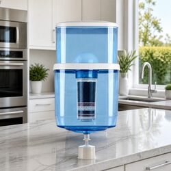 Water Cooler Dispenser Filter Bottle 22L Refillable Container Blue Top-Loading