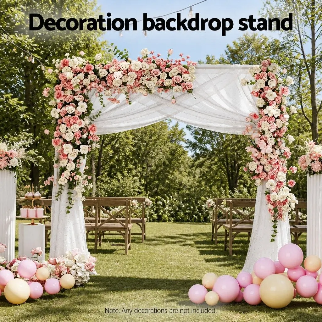 2M Backdrop Stand Wedding Background Decoration Party Flower Balloon Display
