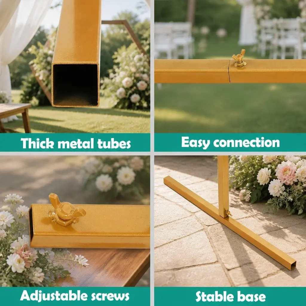 2M Backdrop Stand Wedding Background Decoration Party Flower Balloon Display