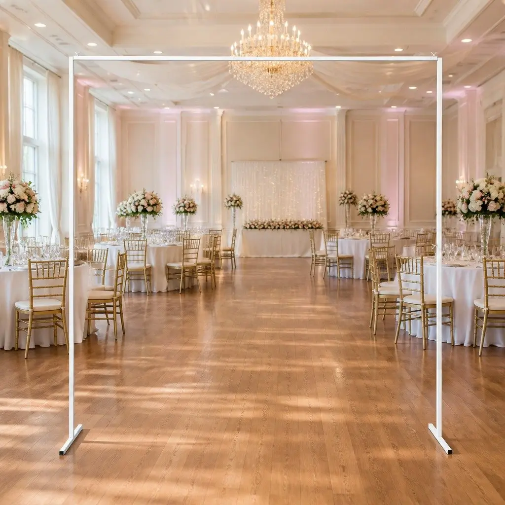 2M Metal Backdrop Stand for Weddings and Events