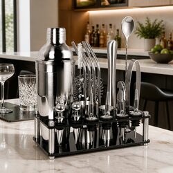 Cocktail Shaker Set - 20 Professional Bartending Tools