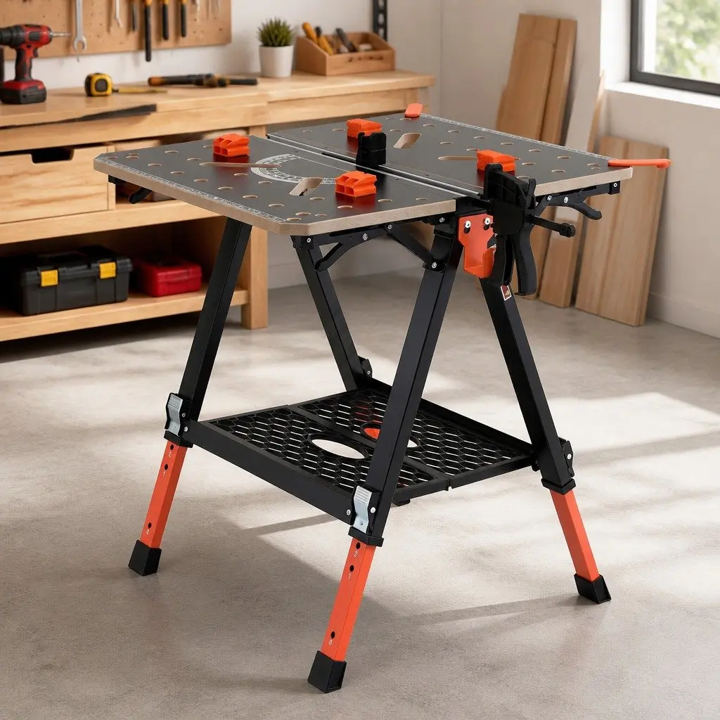 Adjustable Height Workbench