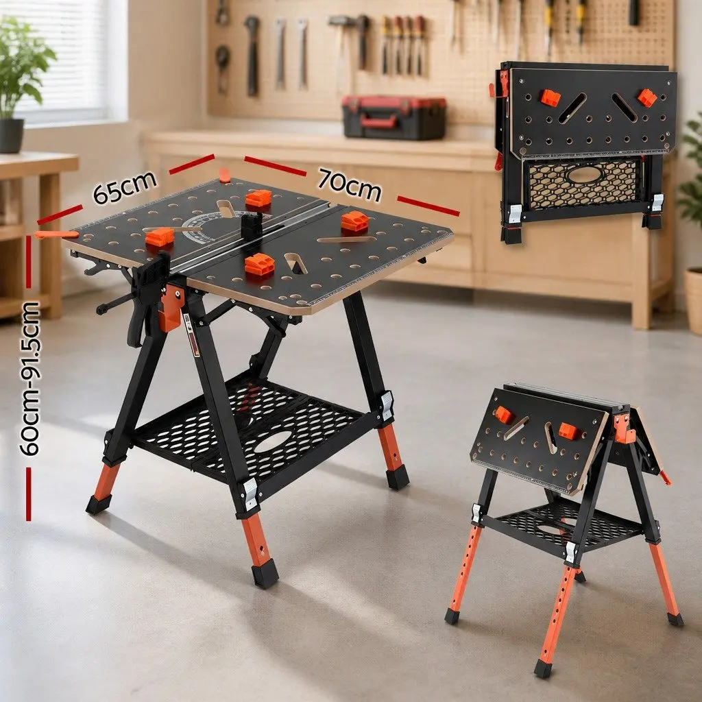 Adjustable Height Workbench