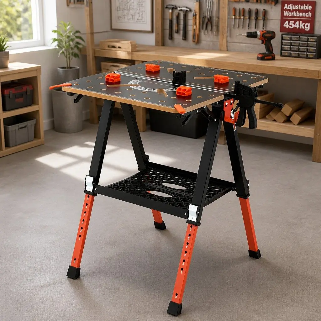 Adjustable Height Workbench