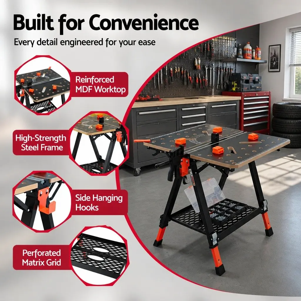 Adjustable Height Workbench