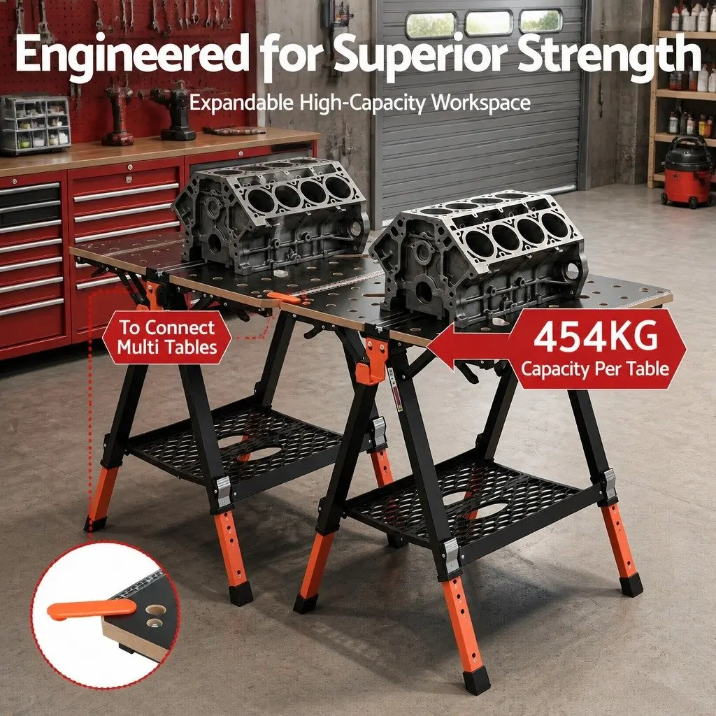 Adjustable Height Workbench