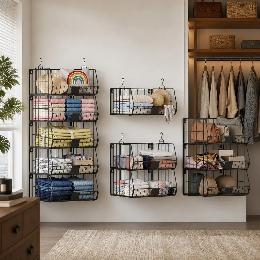 5-Tier Stackable Closet Organizer