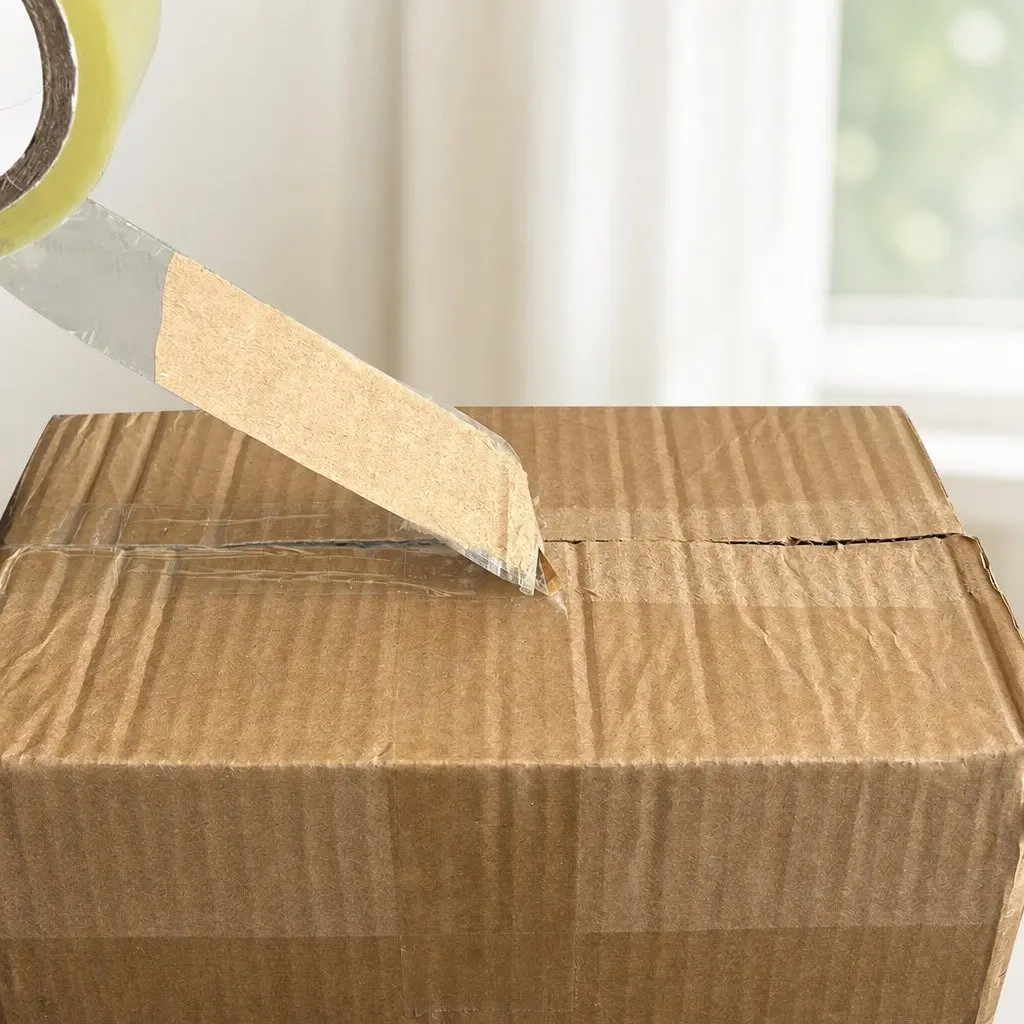 Packing Tape for Home and Business 45mm x 75m Clear Adhesive 6 Rolls