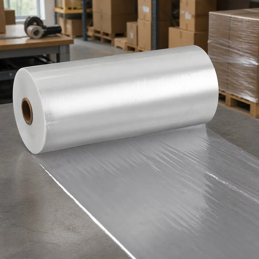 Stretch Film Roll for Pallet Wrapping 1524m x 50cm Clear Heavy-Duty