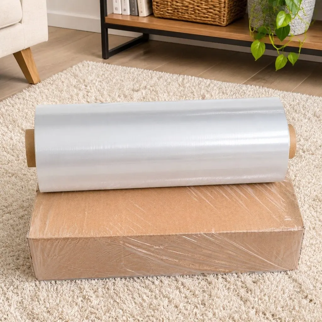 Stretch Film Roll for Pallet Wrapping 1524m x 50cm Clear Heavy-Duty