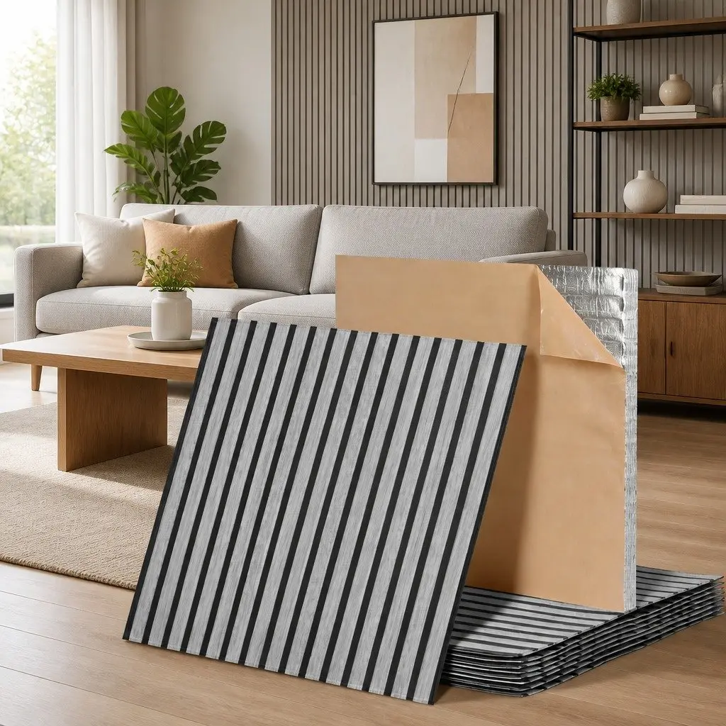 Decorative Wall Panels 68x68cm Grey 10 Pack for Easy Installation