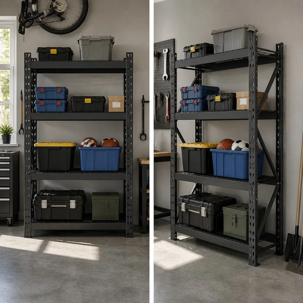 Garage Shelving Rack Storage Shelve 2M x 2M Black