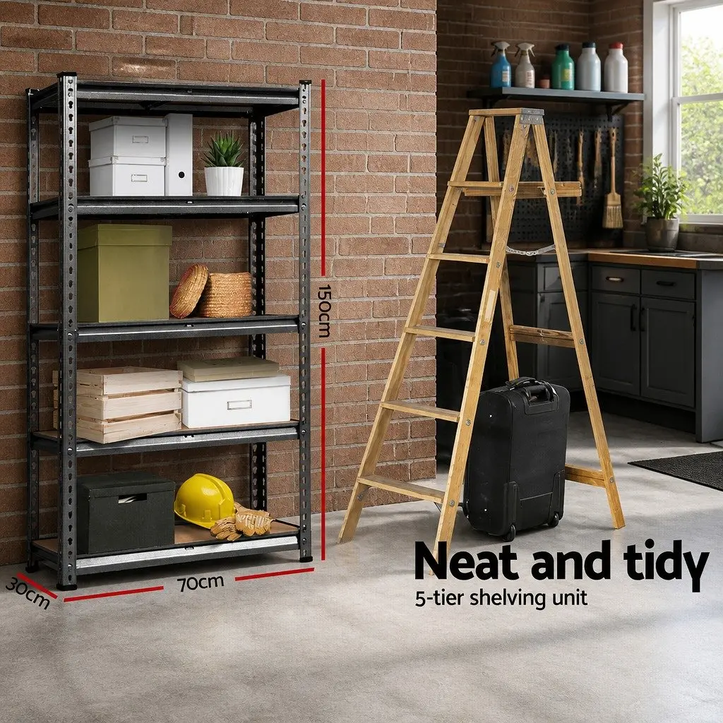 Steel Storage Shelf Rack for Garage 2x1.5M