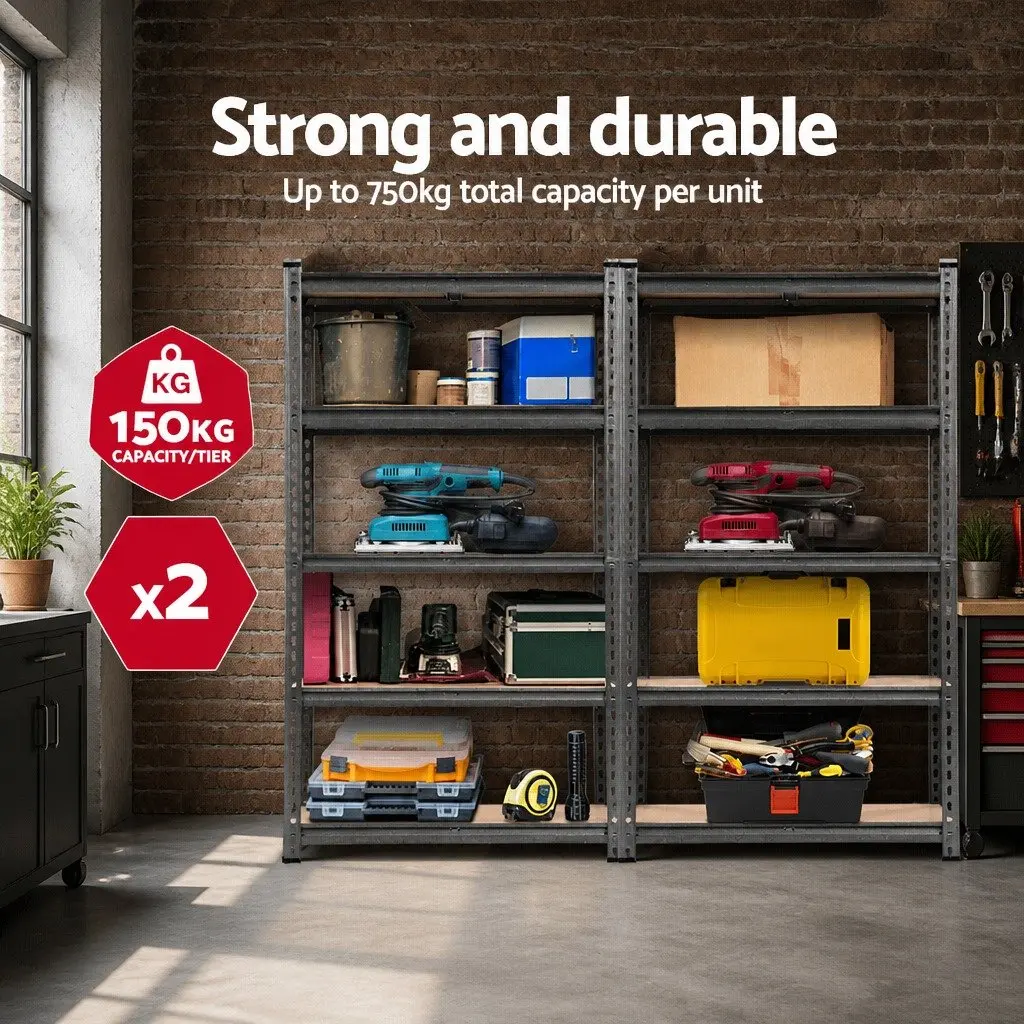 Steel Storage Shelf Rack for Garage 2x1.5M