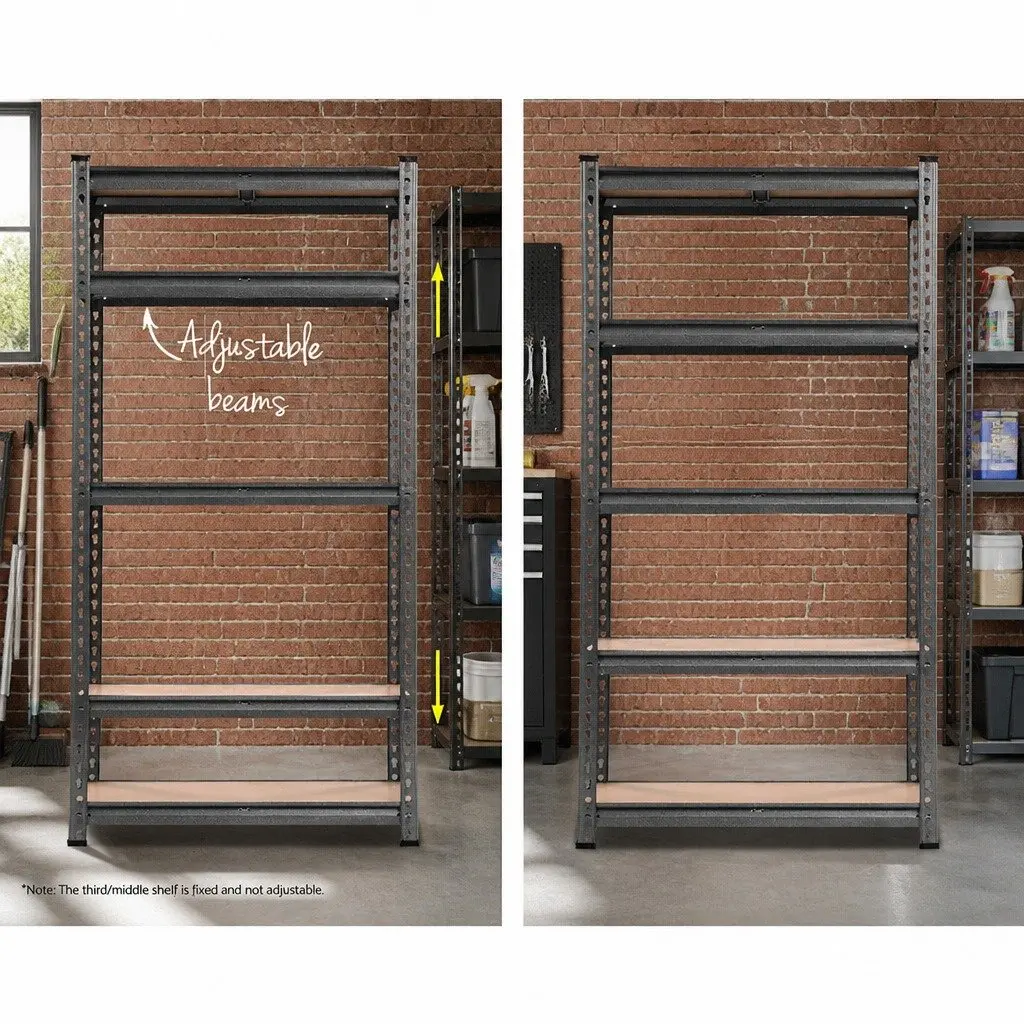 Steel Storage Shelf Rack for Garage 2x1.5M