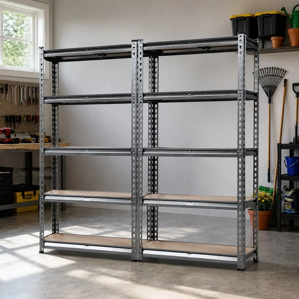 Storage Shelving Rack Garage Warehouse 2x1.5M Steel Shelf System
